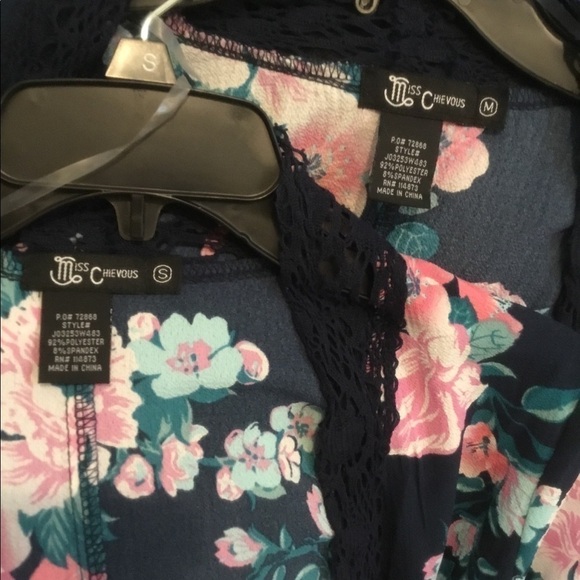 MISS Chievous Kimono size small NWT - Picture 6 of 6